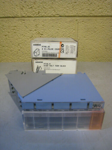 New Siemens PTM6.2C Analog Point Termination Module w/ PTX6.L Terminal Block
