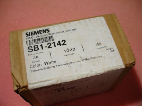Siemens SB1-2142, RS540 Electronic Room Sensor White