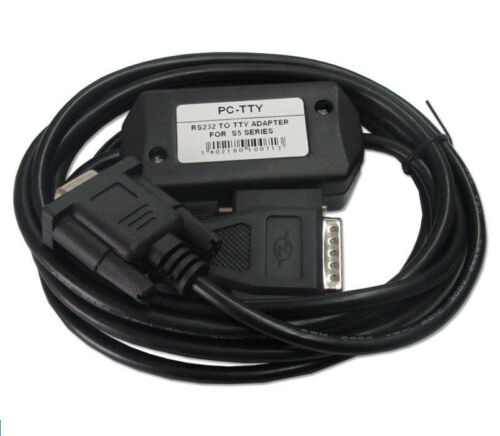 PLC Programming Cable PC-TTY for Siemens S5 Series, 6ES5734-1BD20 DB9 To DB15