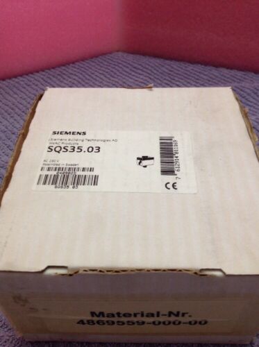 Siemens SQS35.03 Electric Actuator New In Box