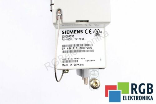 NEW 6SN1113-1AB01-0BA1 VERSION A PW-MODUL SIMODRIVE SIEMENS ID40403