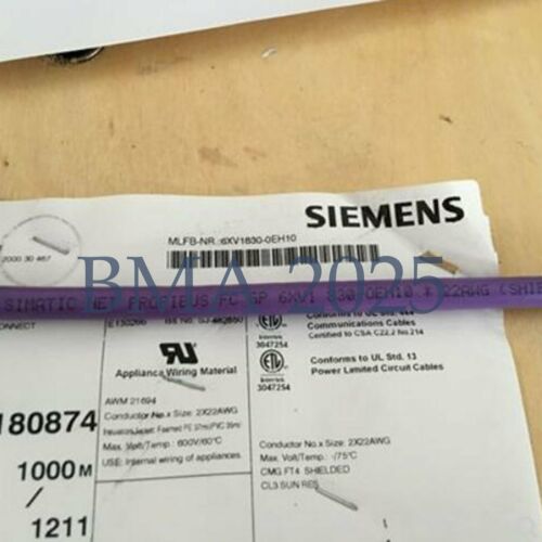 1PC 6XV1830-0EH1 SIEMENS Profibus Cable New 40 50 Meter Quality assurance