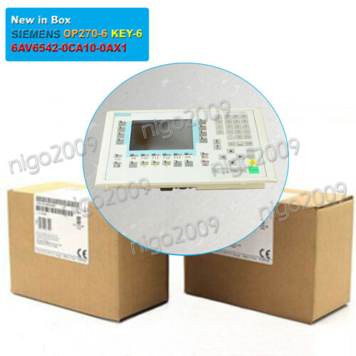 OP270 KEY-6 CSTN 6AV6542-0CA10-0AX1 SIEMENS SIMATIC PANEL TOUCH PANEL New in Box