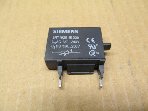 1 NIB SIEMENS 3RT1926-1CB00 3RT19261CB00 SURGE SUPPRESSOR AC 24-48V DC 24-70V