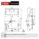 For SIEMENS inverter fan 6SY7000-0AB28 AC 230V cooling fan