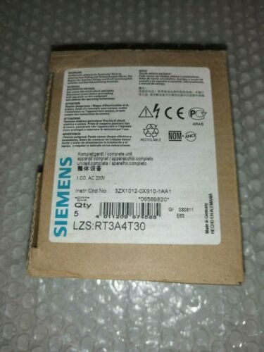 Siemens LZS:RT3A4T30 NEW, QTY:5