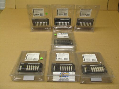7 NEW SIEMENS OPEN HOUSE TELECOM MODULES TMX12RJ45 H619 TM1X6 H616 TM8PEXP H618