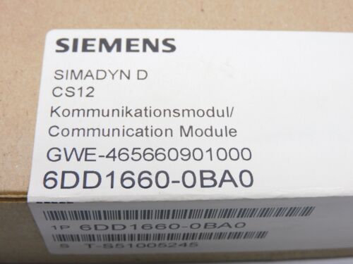 SIEMENS 6DD1660-0BA0 NSFS