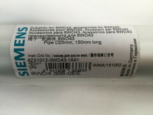 Siemens 8WD4 308-0EE Pipe For 8WD43, 150mm Long, D25mm
