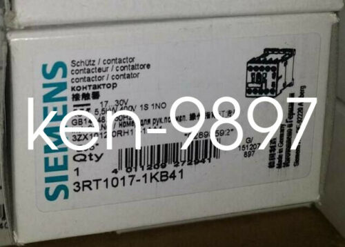 1PC New Siemens Contactor 3RT1017-1KB42 DC24V 5.5KW/12A