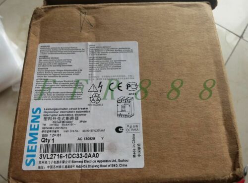 ONE NEW Siemens 3VL2716-1DC33-0AA0 3VL2716-1DC33-0AA0