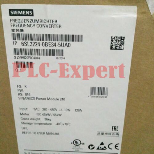 1PC New Siemens 6SL3224-0BE34-5UA0 One year warranty 6SL32240BE345UA0