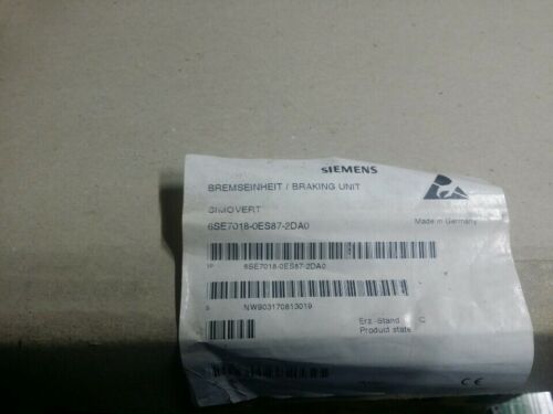 SIEMENS SOMOVERT 6SE7018-0ES87-2DA0 NEW IN BOX! FAST SHIPPING!