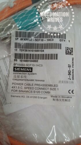 *****NEW***** SIEMENS POWER CABLE , 6FX5002-5CF10-1AC3