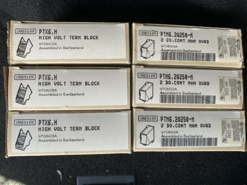 Siemens PTM6.2Q250-M Point Termination Module & PTX6.H High Volt Term Block