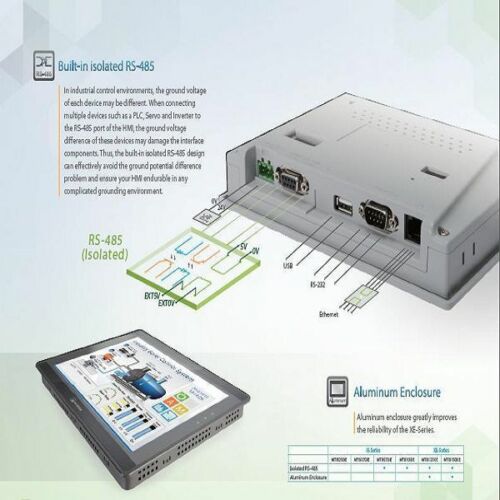 Weintek HMI 15 color TFT MT8150iE compatible with Allen Bradley, Siemens & more