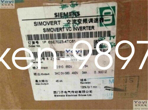 1Pcs Siemens 6SE7023-4TC61 Brand New wq