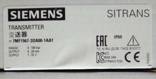 1PC New Siemens Transmitter 7MF1567-3DA00-1AA1 7MF1 567-3DA00-1AA1