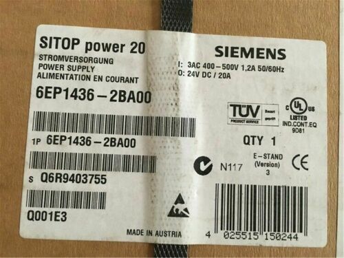 6EP1436-2BA00 6EP1 436-2BA00 Siemens New #YY0