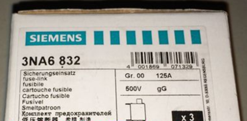 1PC New Siemens 3NA6832 #RS8