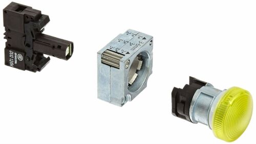 SIEMENS 3SB36 44-6BA30 Indicator Light Integrated LED, Concentric Rings, Yellow