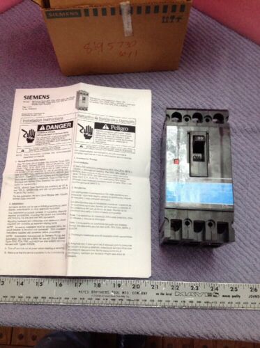 Siemens Molded Case Circuit Breaker ED43B030L New In Box