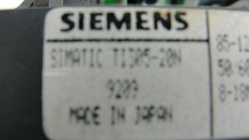SIEMENS TI305-20N input 115vac