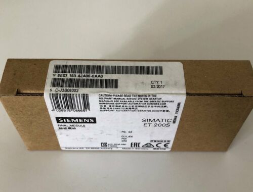 New In Box Siemens 6ES7193-4JA00-0AA0 6ES7 193-4JA00-0AA0 One year warranty