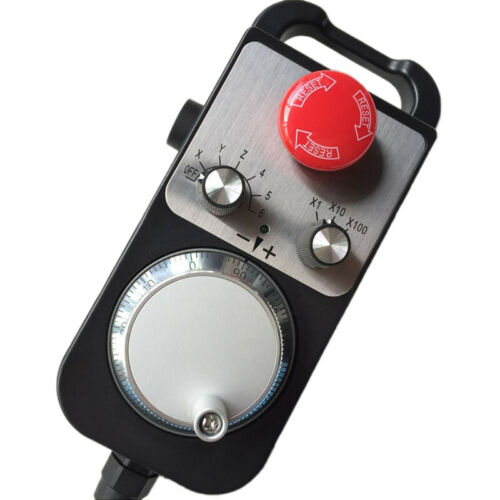 CNC Pulse Generator 6 Axis MPG Pendant Handwheel for FAGOR GSK Siemens MITS R6P3