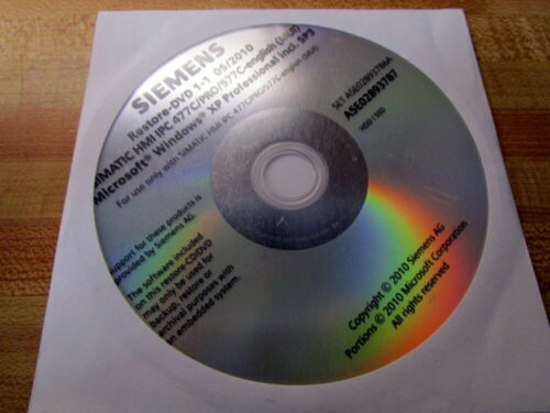 Siemens 1P A5E03796430 Simatic Software Kit IPC577C