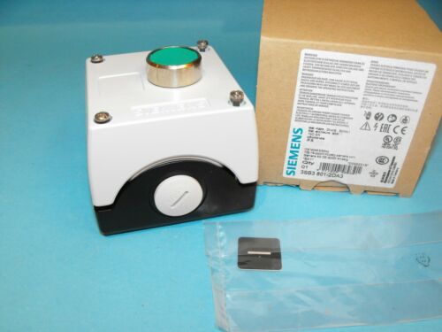 Siemens 3SB3 801-2DA3.Enclosure for 22mm push button metal.NEW