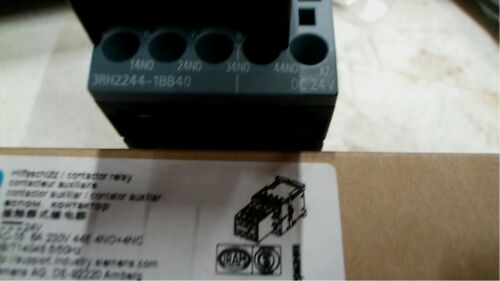 SIEMENS 3RH2244-1BB40,CONTACTOR RELAY,4 NO+4 NC,24 V DC free shipping