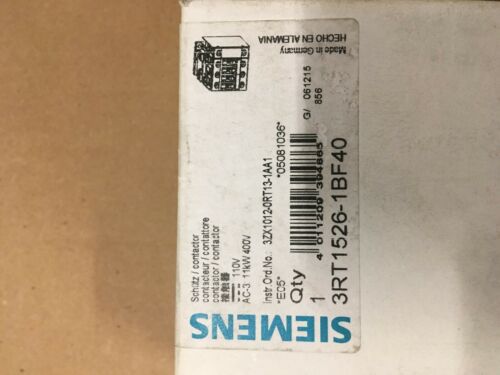SIEMENS 3RT15261BF40
