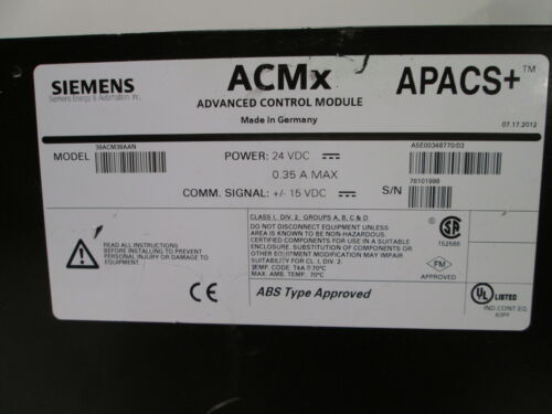Siemens 39ACM38AAN NSNP * GENUINE * Furnas