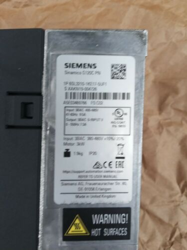 Siemens Invertor G120c Pn 1p6sl3210-1ke17-5uf1