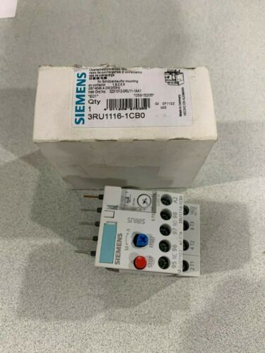 SIEMENS 3RU1116-1CB0 CONTACTOR 1.8-2.5 AMPS *NIB*