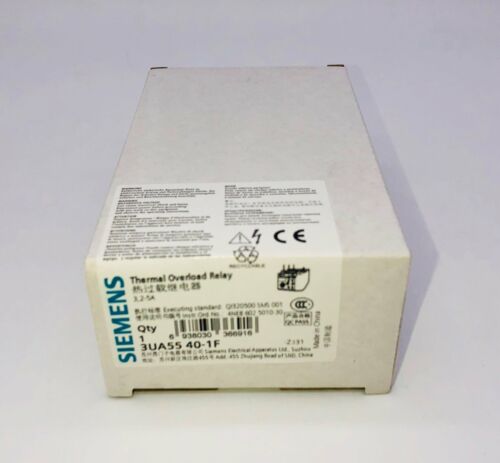1PC NEW FOR SIEMENS Thermal Overload Relay 3UA5540-1F 3.2-5A