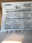 New Siemens GMA161. 1U Open Air Actuator SR 24V, 62 In. Lb, 0-10