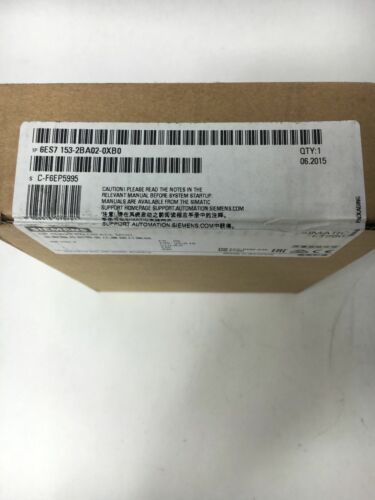 Siemens Simatic ET 200M Modular IO Station S7 ET200 6ES7-153-2BA02-0