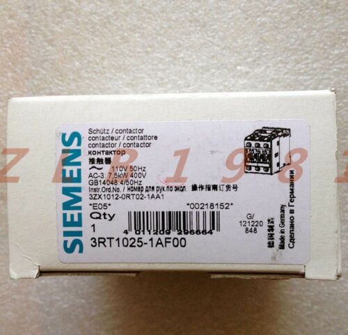 ONE NEW- Siemens contactor 3RT1025-1AF00 110VAC