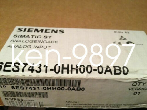 One SIEMENS 6ES7431-0HH00-0AB0 / 6ES7 431-0HH00-0AB0 New in Box NIB ee Ship