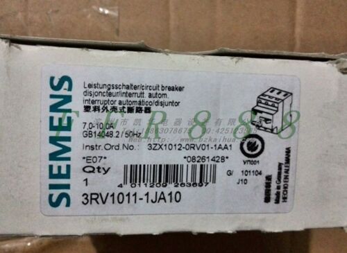 ONE NEW Siemens 3RV1011-1JA10