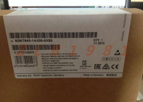 ONE NEW- Siemens 6GK7543-1AX00-0XE0