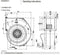 For ebmpapst G2D180-BD18-11 AC 400V 0.68A 2950RPM 430W Siemens CNC cooling fan