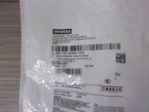 SIEMENS, 3SU1153-6AA40-1AA0,PL, 22MM RD,GRN,LENS, W/HOLDER & LED MOD,