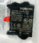 LOT OF 2 SIEMENS 3SU1400-1AA10-3CA0 CONTACT MODULE GB/T14048.5/50Hz /G190627 580