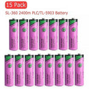 15x 3.6V 2400mAh Tadrian Battery For 6ES7971-0BA00 Siemen Simatic SL-360 S7-400