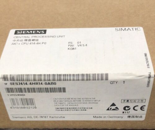 1PC New SIEMENS 6ES7414-4HR14-0AB0 6ES7 414-4HR14-0AB0