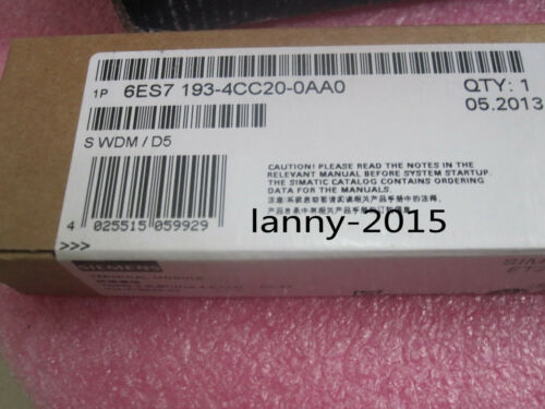 1PC NEW SIEMENS 6ES7 193-4CC20-0AA0