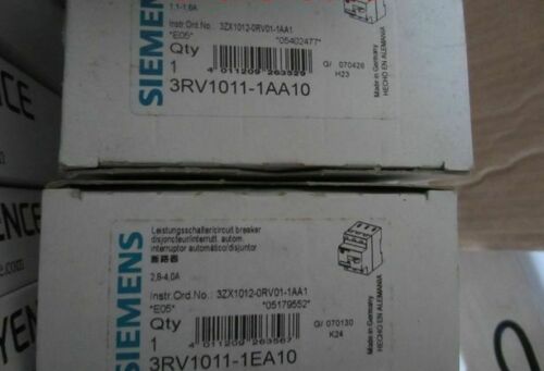 3RV1011-1AA10 3RV10 11-1AA10 SIEMENS Starter Motor Protector New